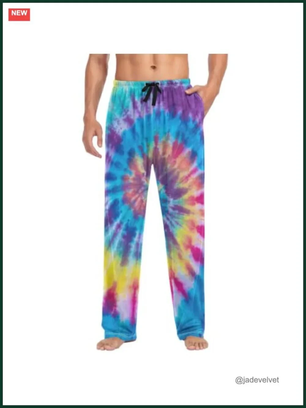 Men's Pajama Pants Super Soft Sleep Lounge Pjs Bottoms with Pockets